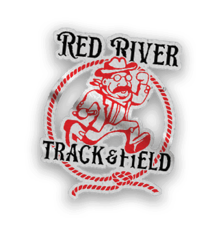 A collection of logos and images, including a red and black logo for the North Dakota Rough Riders. AI generated content