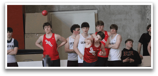 A group of men are watching a man throw a ball. AI generated content