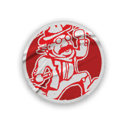 A red and black logo for the North Dakota Rough Riders. Description generated by AI