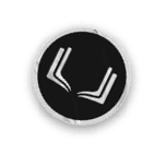 A collection of logos and images, including a red and black logo that says “RR" and a red and black logo that says "Track & Field." AI generated content