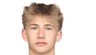 A young man wearing a gray tank top and a black and red shirt stands in front of a black backdrop. AI generated content
