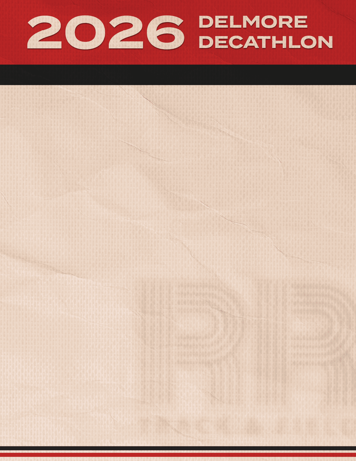 A brown paper with the word track written on it. Description generated by AI