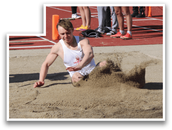 A man is digging in the sand. Description generated by AI