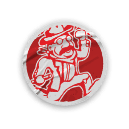 A red and black logo for the North Dakota Rough Riders. Description generated by AI