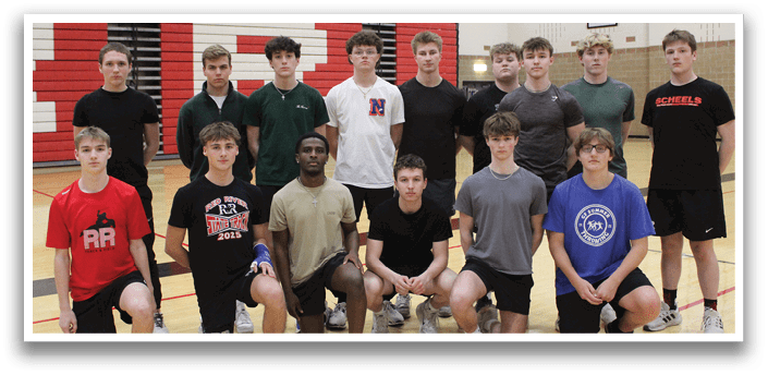 A group of young men and women posing for a picture. Description generated by AI