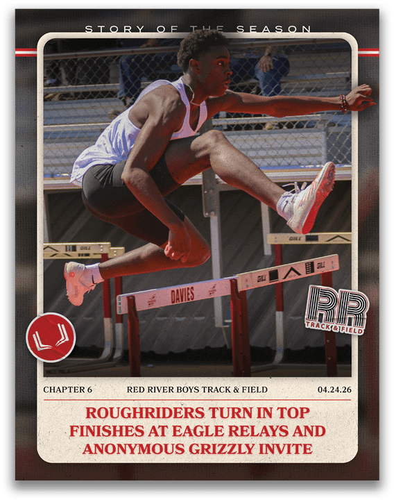 A picture of a man jumping over a hurdle. Description generated by AI