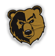 A collection of logos and images, including a bear and a football player, are displayed. Contenido generado con IA