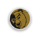 A collection of logos and images, including a bear and a football player, are displayed. Contenido generado con IA