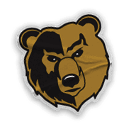 A collection of logos and images, including a bear and a football player, are displayed. Contenido generado con IA
