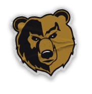 A collection of logos and images, including a bear and a football player, are displayed. Contenido generado con IA