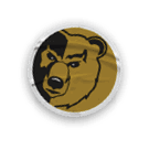 A collection of logos and images, including a bear and a football player, are displayed. Contenido generado con IA