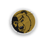 A collection of logos and images, including a bear and a football player, are displayed. Contenido generado con IA