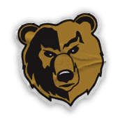 A collection of logos and images, including a bear and a football player, are displayed. Contenido generado con IA