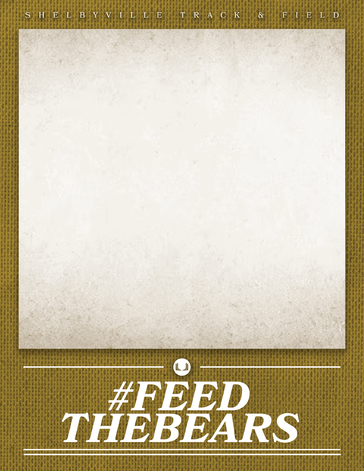 A white sheet of paper with the words “Feed the Bears" written in black. Contenido generado con IA
