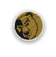 A collection of logos and images, including a bear and a football player, are displayed. Contenido generado con IA