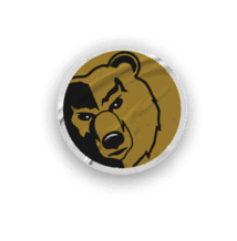 A collection of logos and images, including a bear and a football player, are displayed. Contenido generado con IA
