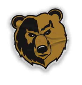 A collection of logos and images, including a bear and a football player, are displayed. Contenido generado con IA