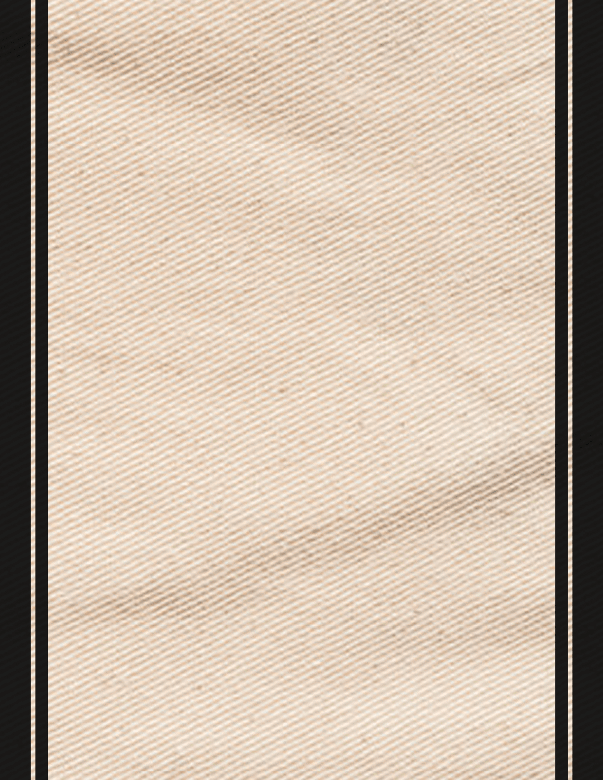 A white and green striped cloth. Description generated by AI