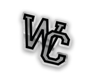 A green and white baseball glove. Description generated by AI