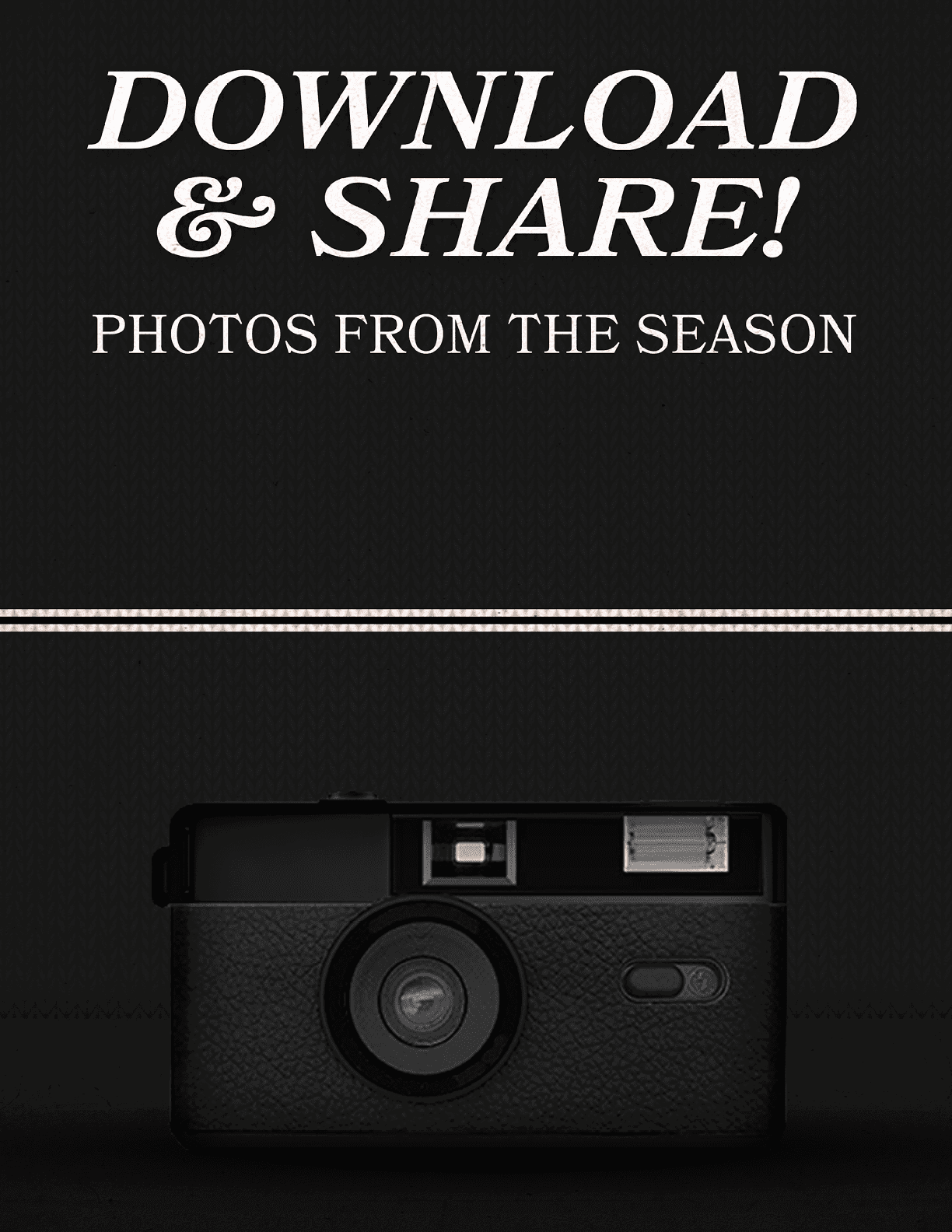 A black camera with a green background. Description generated by AI