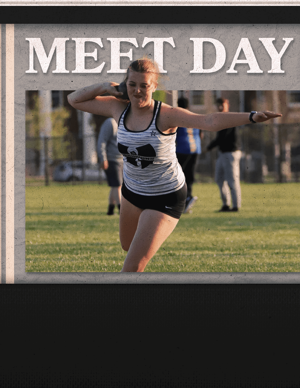 A girl running in a field. Description generated by AI