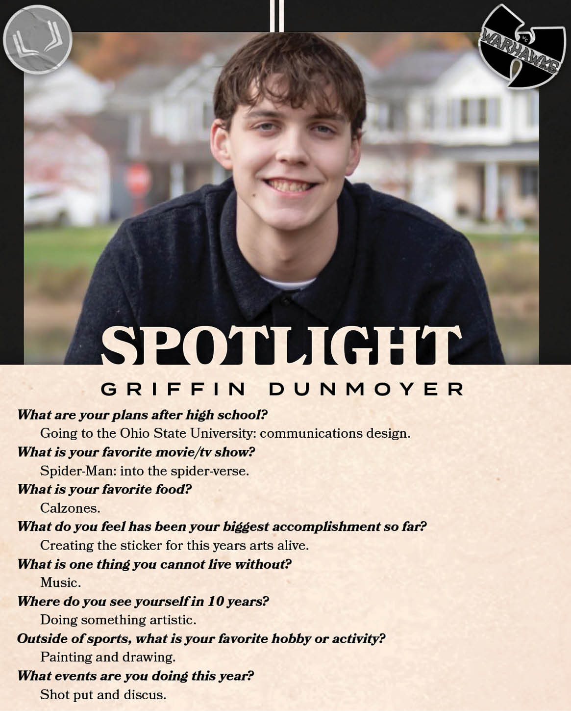 A young man smiles for a photo. Description generated by AI