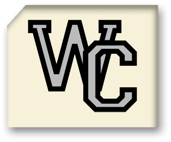 A logo for a school with a W and a C. Description generated by AI