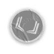 A green and white baseball glove. Description generated by AI