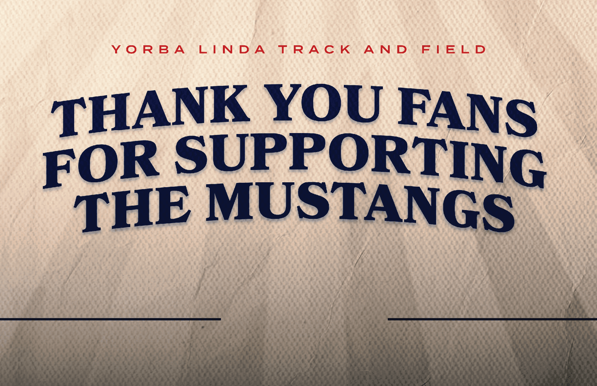 A banner that says “Thank You Fans for Supporting the Mustangs". AI generated content