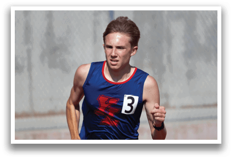 A man running on a track with the number 31 on his shirt. AI generated content