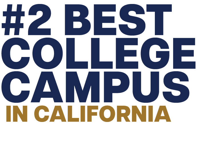 #2 BEST COLLEGE CAMPUS IN CALIFORNIA