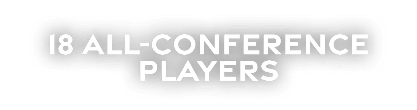 18 ALL CONFERENCE PLAYERS