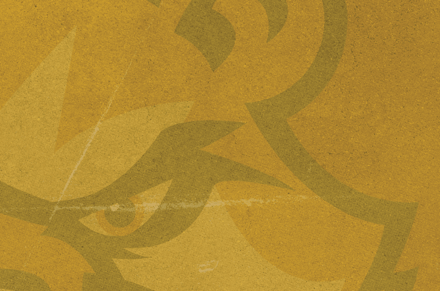 A yellow bear with its mouth open, possibly growling. AI generated content