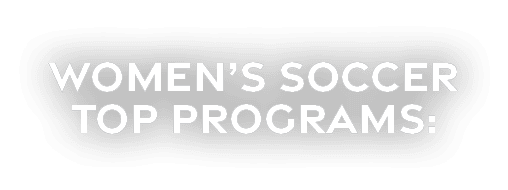women’s soccer top programs: