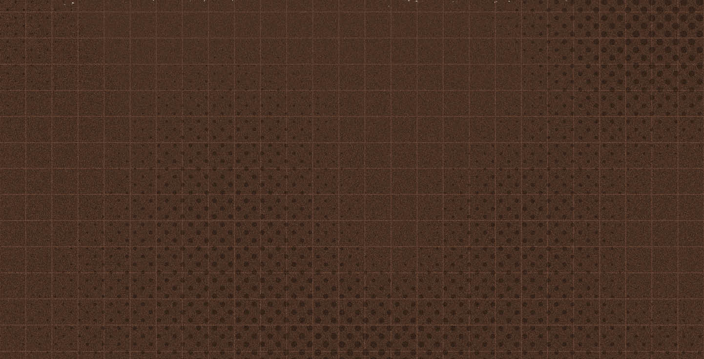 A brown patterned cloth with a design of small circles. AI generated content