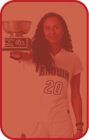 A woman in a white uniform holds a trophy. AI generated content
