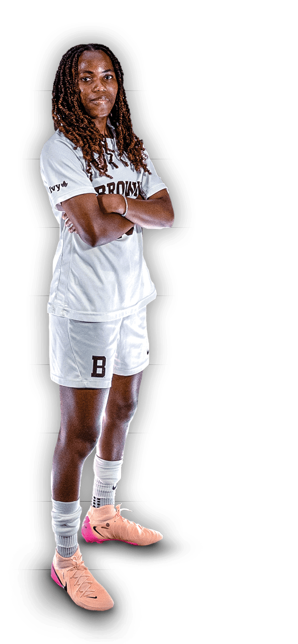 A silhouette of a person wearing a white shirt and black shorts stands in front of a white background. AI generated content