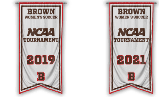 Sixteen banners are displayed in a row, each featuring a different year. AI generated content