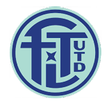 A blue and white logo for FT UTD. AI generated content