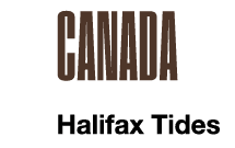 CANADA Halifax Tides