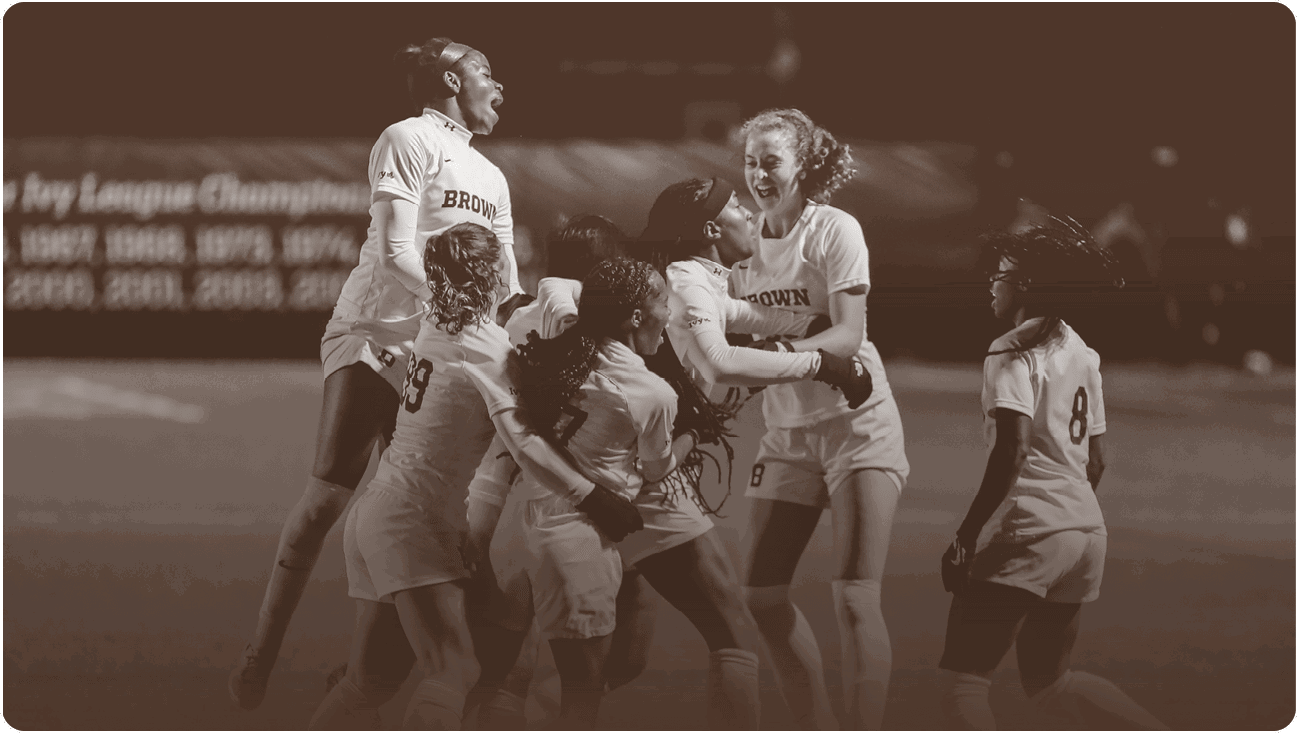 A group of young women are celebrating a victory on a field. AI generated content
