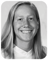 A woman wearing a white shirt and smiling. AI generated content