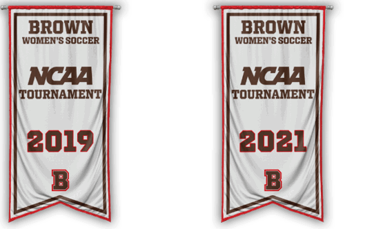 Sixteen banners are displayed in a row, each featuring a different year. AI generated content
