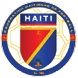 A blue and red logo for Haiti's football team. AI generated content