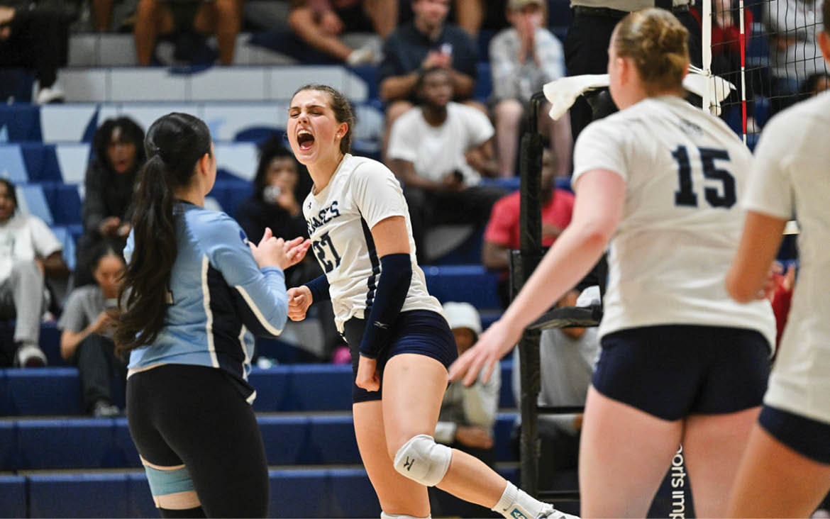 NCAA DIII Volleyball 2024 - Bates vs Conn College Luce Fieldhouse, New London, Connecticut.