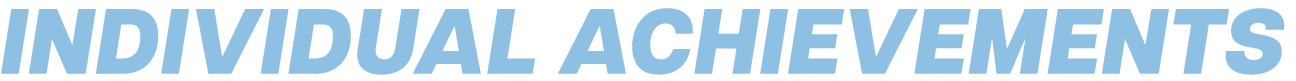 INDIVIDUAL ACHIEVEMENTS