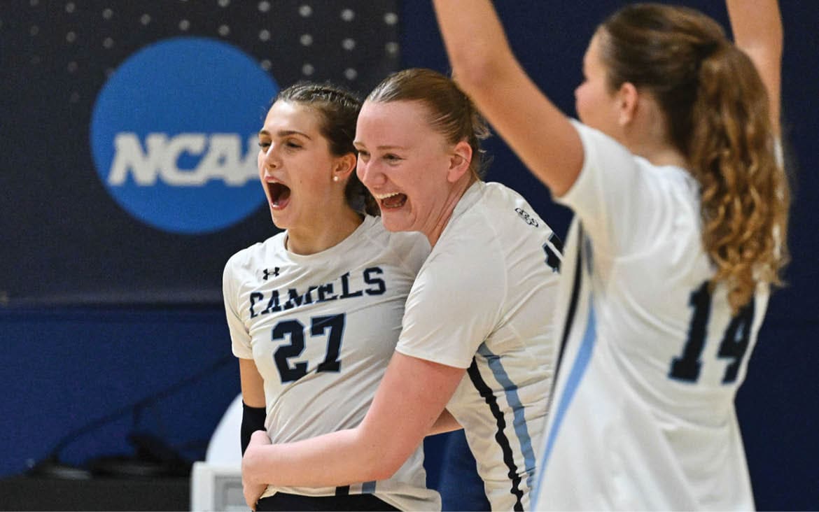 NCAA DIII Volleyball 2024 - Bates vs Conn College Luce Fieldhouse, New London, Connecticut.