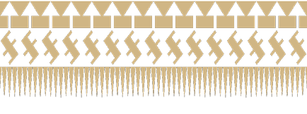A pattern of arrows and triangles is displayed on a white background. AI generated content