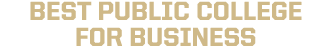 BEST PUBLIC COLLEGE FOR BUSINESS