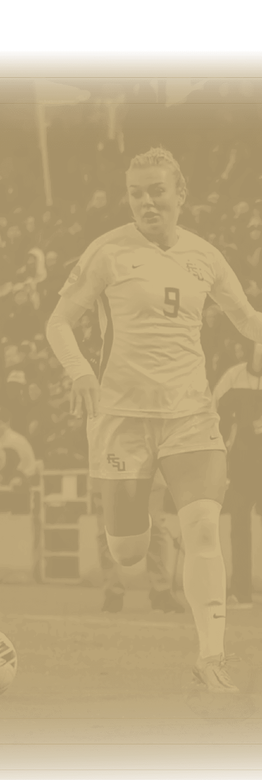 A woman in a white uniform is playing soccer. AI generated content
